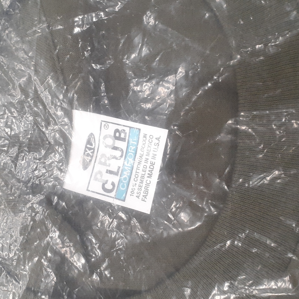 NEW 3 Heavy Cotton MENS T-SHIRTS sz 3XL-4XL LONG Sleeves Green khaki Olive Green - Picture 7 of 11